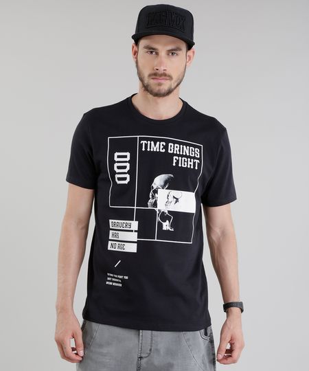 Camiseta--Time-Brings-Fight--Preta-8819715-Preto_1 Camiseta--Time-Brings-Fight--Preta-8819715-Preto_1