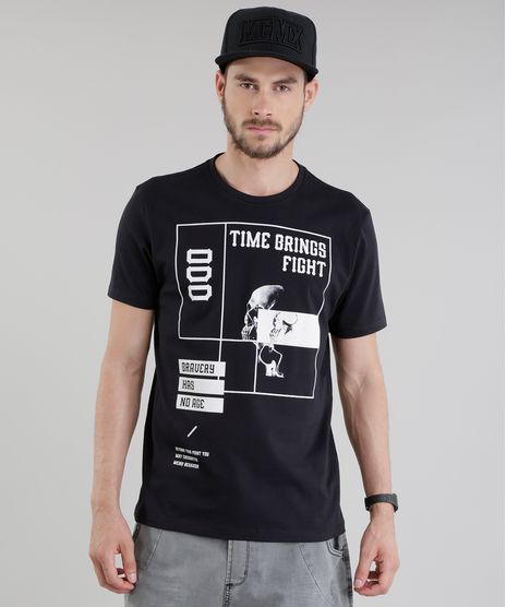 Camiseta--Time-Brings-Fight--Preta-8819715-Preto_1