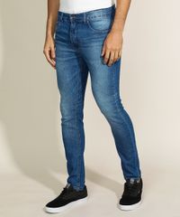 Calca-Jeans-Masculina-Skinny-com-Bolsos-Azul-Escuro-9962767-Azul_Escuro_1