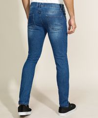 Calca-Jeans-Masculina-Skinny-com-Bolsos-Azul-Escuro-9962767-Azul_Escuro_2