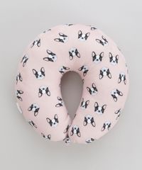 Kit-de-Apoio-de-Cabeca---Tapa-Olho-Estampado-de-Bulldog-Rose-8790321-Rose_2