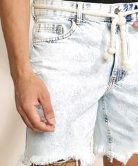 Bermuda-Jeans-Masculina-Reta-Destroyed-com-Barra-Desfiada-e-Cordao-Azul-Claro-9967137-Azul_Claro_4