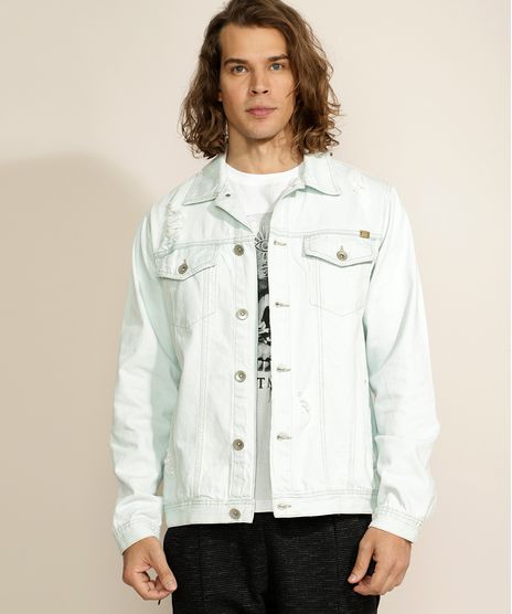 Jaqueta-Jeans-Masculina-Tucker-Destroyed-com-Bolsos-Azul-Claro-9966775-Azul_Claro_1