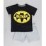 Conjunto-de-Camiseta-Batman-Preta---Bermuda-em-Moletom-Cinza-Mescla-8800181-Cinza_Mescla_1