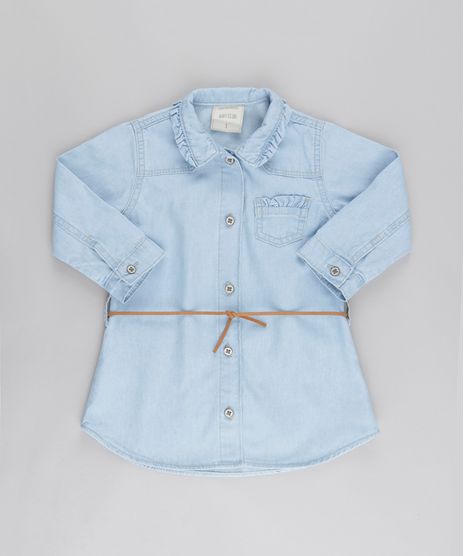 Vestido-Chemise-em-Jeans-com-Cinto-Azul-Claro-8796321-Azul_Claro_1