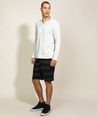 Bata-Masculina-com-Amarracao-Manga-Longa-Gola-V-Bege-Claro-9754576-Bege_Claro_3