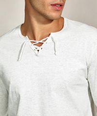 Bata-Masculina-com-Amarracao-Manga-Longa-Gola-V-Bege-Claro-9754576-Bege_Claro_4