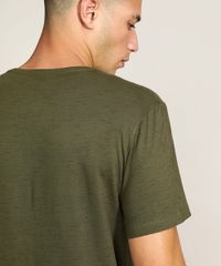 Camiseta-Masculina-Basica-com-Bolso-Manga-Curta-Gola-Careca-Verde-Militar-9286099-Verde_Militar_5