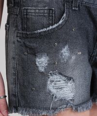 Short-Jeans-Destroyed-Preto-8729423-Preto_4