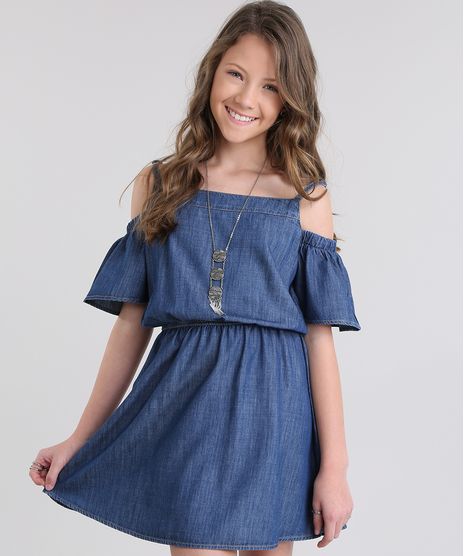 Vestido-Open-Shoulder-em-Jeans-Azul-Escuro-8719413-Azul_Escuro_1