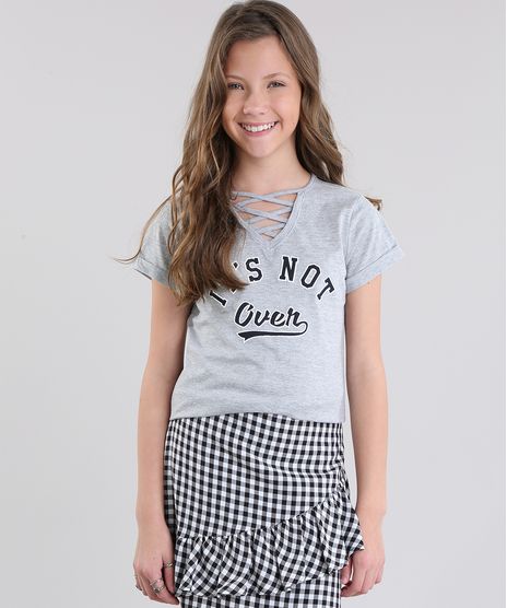 Blusa--It-s-Not-Over--com-Lace-Up-Cinza-Mescla-8742176-Cinza_Mescla_1