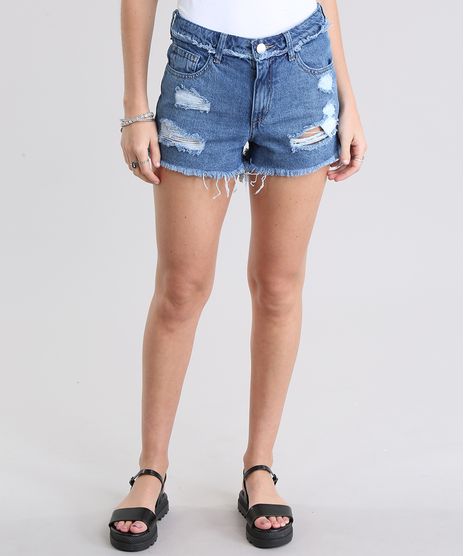 Short-Jeans-Hot-Pant-Destroyed-Azul-Medio-8796875-Azul_Medio_1