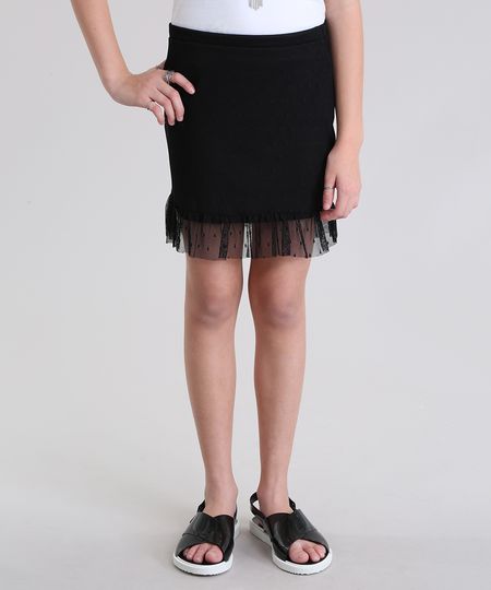 Saia-em-Tule-Preta-8785447-Preto_1 Saia-em-Tule-Preta-8785447-Preto_1