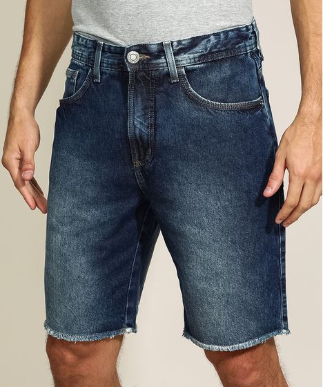 como desfiar bermuda jeans masculina