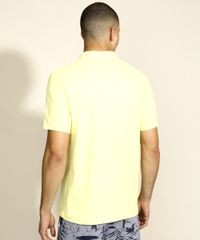 Polo-de-Piquet-Masculina-Basica-Tradicional-com-Bolso-Manga-Curta-Amarela-Claro-9963519-Amarelo_Claro_2