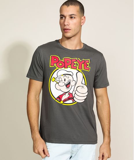 Camiseta-Masculina-Popeye-Manga-Curta-Gola-Careca-Chumbo-9970517-Chumbo_1