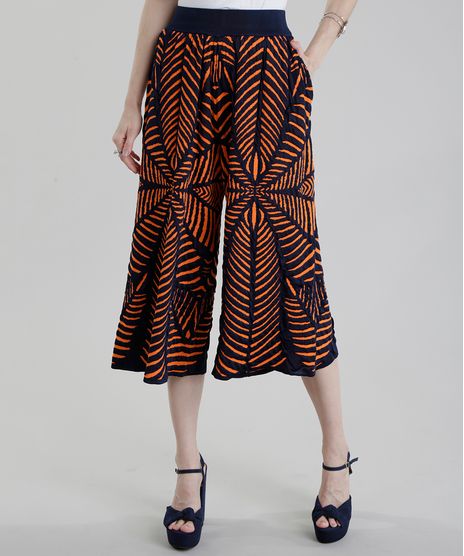 Calca-Pantacourt-GIG-Couture-em-Jacquard-de-Trico-Abstrato-Azul-Marinho-8656195-Azul_Marinho_1