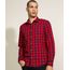 Camisa-Masculina-Tradicional-Estampada-Xadrez-Manga-Longa-Vermelha-9809559-Vermelho_1