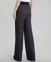 Calca-Pantalona-GIG-Couture-em-Jacquard-de-Trico-Geometrico-Azul-Marinho-8656201-Azul_Marinho_2