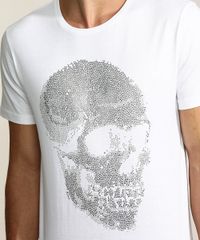 Camiseta-Masculina-Slim-Caveira-Texturizada-Metalizada-Manga-Curta-Gola-Careca-Branca-9967066-Branco_4