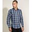 Camisa-Masculina-Tradicional-Estampada-Xadrez-Manga-Longa-Azul-Escuro-9809560-Azul_Escuro_1