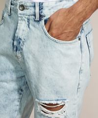 Bermuda-Jeans-Masculina-Slim-Destroyed-com-Bolsos-Azul-Claro-9962907-Azul_Claro_4