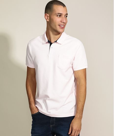 Polo-de-Piquet-Masculina-Basica-Tradicional-com-Bolso-Manga-Curta-Rosa-Claro-9963519-Rosa_Claro_1