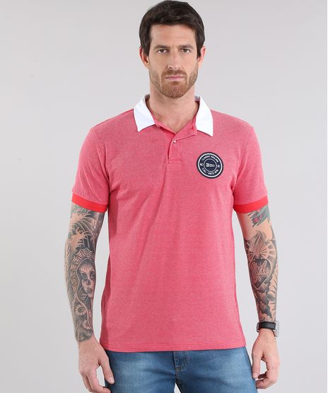 Polo-Mescla-com-Patch--Classic-Sailing--Vermelha-8790408-Vermelho_1