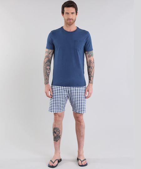 Pijama-Xadrez-Azul-Marinho-8781869-Azul_Marinho_1