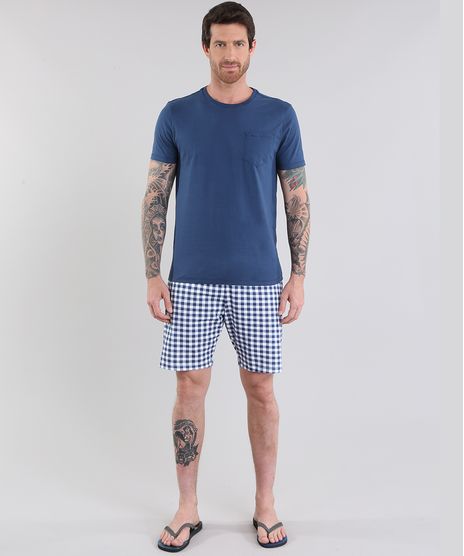 Pijama-Xadrez-Azul-Marinho-8781869-Azul_Marinho_1