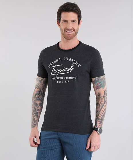 Camiseta-Listrada--Tropical--com-Bordado-Preta-8709932-Preto_1