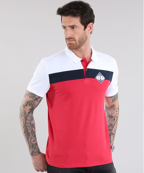 Polo-em-Piquet-com-Patch--Navy-Union--Vermelha-8781896-Vermelho_1