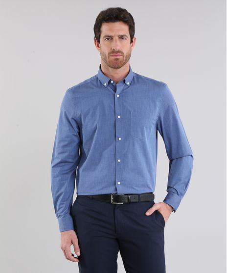Camisa-Comfort-Azul-Marinho-8637740-Azul_Marinho_1