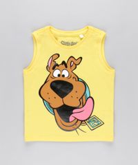 Regata-Scooby-Doo-em-Algodao---Sustentavel-Amarela-8792341-Amarelo_1