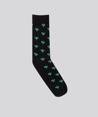 Meia-Estampada-de-Cactos-Preta-8836910-Preto_1