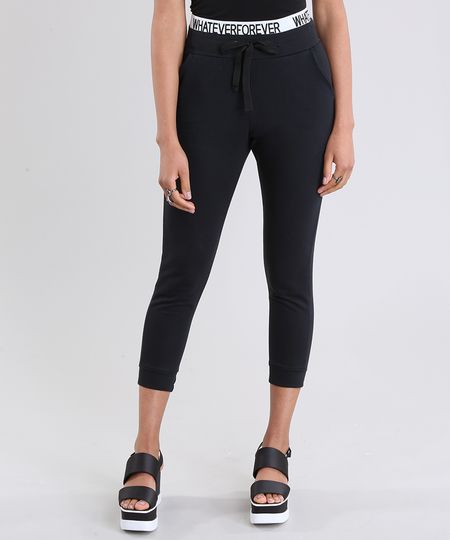 Calca-em-Moletom--Whateverforever--Preta-8691370-Preto_1