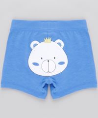 Bermuda-com-Bordado--Urso--em-Algodao---Sustentavel-Azul-8600863-Azul_1