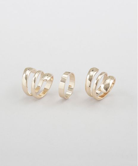 Kit-de-3-Aneis-Dourado-8717529-Dourado_1