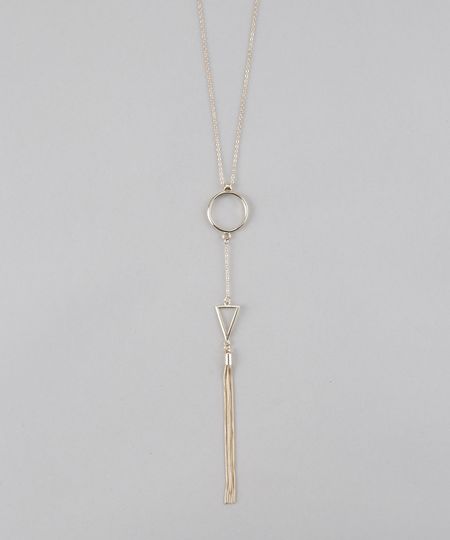 Colar-com-Pingente-Geometrico-Dourado-8747283-Dourado_1