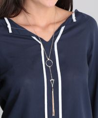 Colar-com-Pingente-Geometrico-Dourado-8747283-Dourado_2
