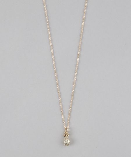 Colar-com-Pingente-de-Abacaxi-Dourado-8750727-Dourado_1