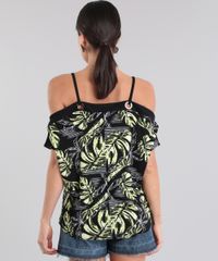 Blusa-Open-Shoulder-Estampada-de-Folhas-Preta-8741875-Preto_2
