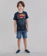 Camiseta-Super-Homem-em-Algodao---Sustentavel-Azul-Marinho-8787033-Azul_Marinho_3
