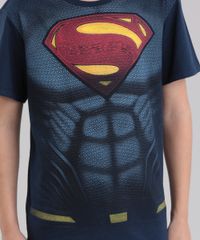 Camiseta-Super-Homem-em-Algodao---Sustentavel-Azul-Marinho-8787033-Azul_Marinho_4