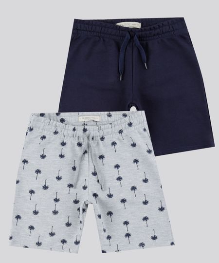 Kit-de-2-Bermudas-em-Moletom-Multicor-8792735-Multicor_1 Kit-de-2-Bermudas-em-Moletom-Multicor-8792735-Multicor_1