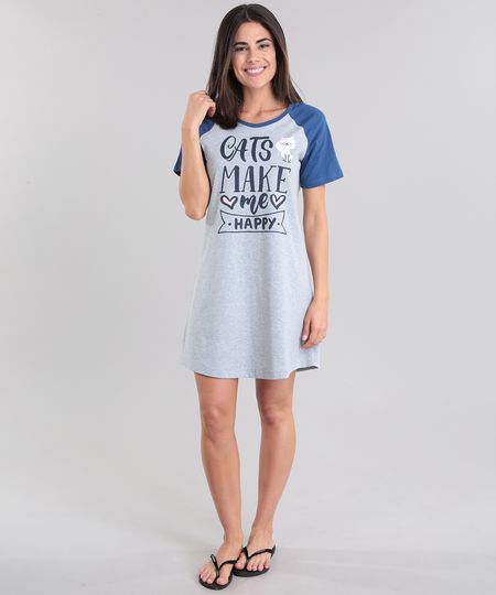 Camisola--Cats-Make-Me-Happy--Cinza-Mescla-8829246-Cinza_Mescla_1