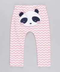 Calca-Estampada-Panda-em-Algodao---Sustentavel-Rosa-8612462-Rosa_1