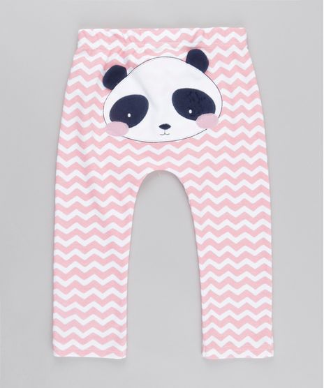 Calca-Estampada-Panda-em-Algodao---Sustentavel-Rosa-8612462-Rosa_1
