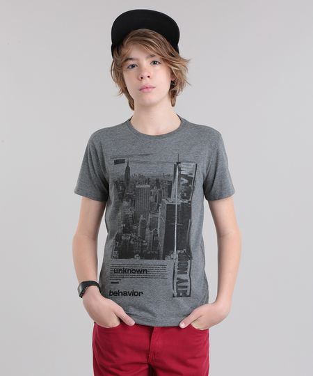 Camiseta--City-Nour--Cinza-Mescla-Escuro-8707556-Cinza_Mescla_Escuro_1