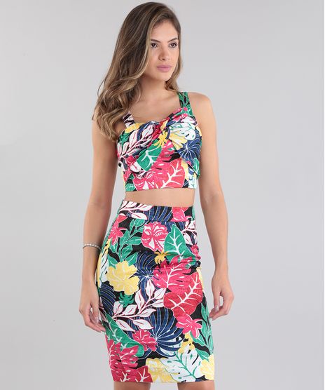 Regata-Cropped-PatBO-em-Jacquard-Estampado-Tropical-Preta-8683388-Preto_1